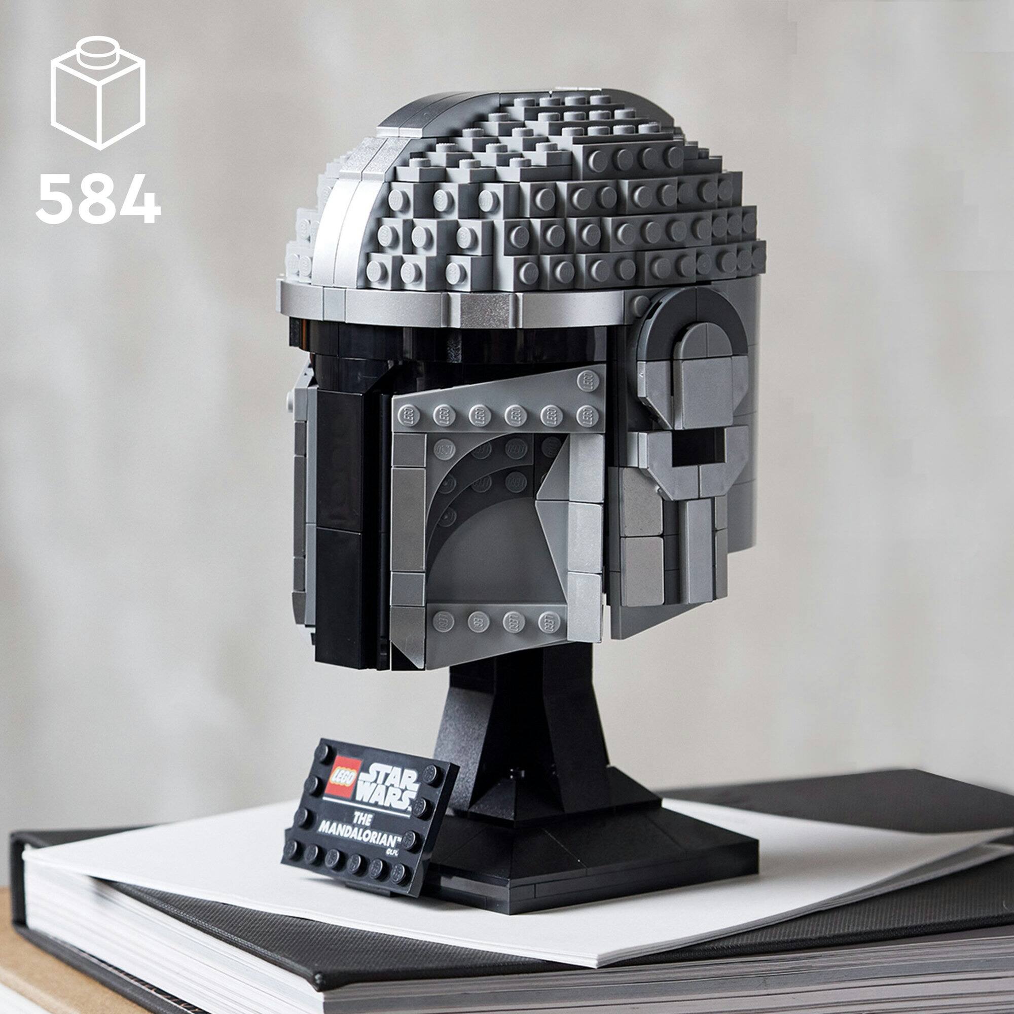 LEGO® Star Wars™ The Mandalorian™ Helmet 75328 Building Kit (584 Pieces)